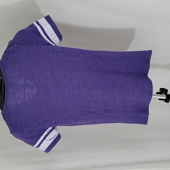 Majestic Minnesota Vikings Womens Size small Notch Neck T-Shirt  $40 new - Picture 5 of 7